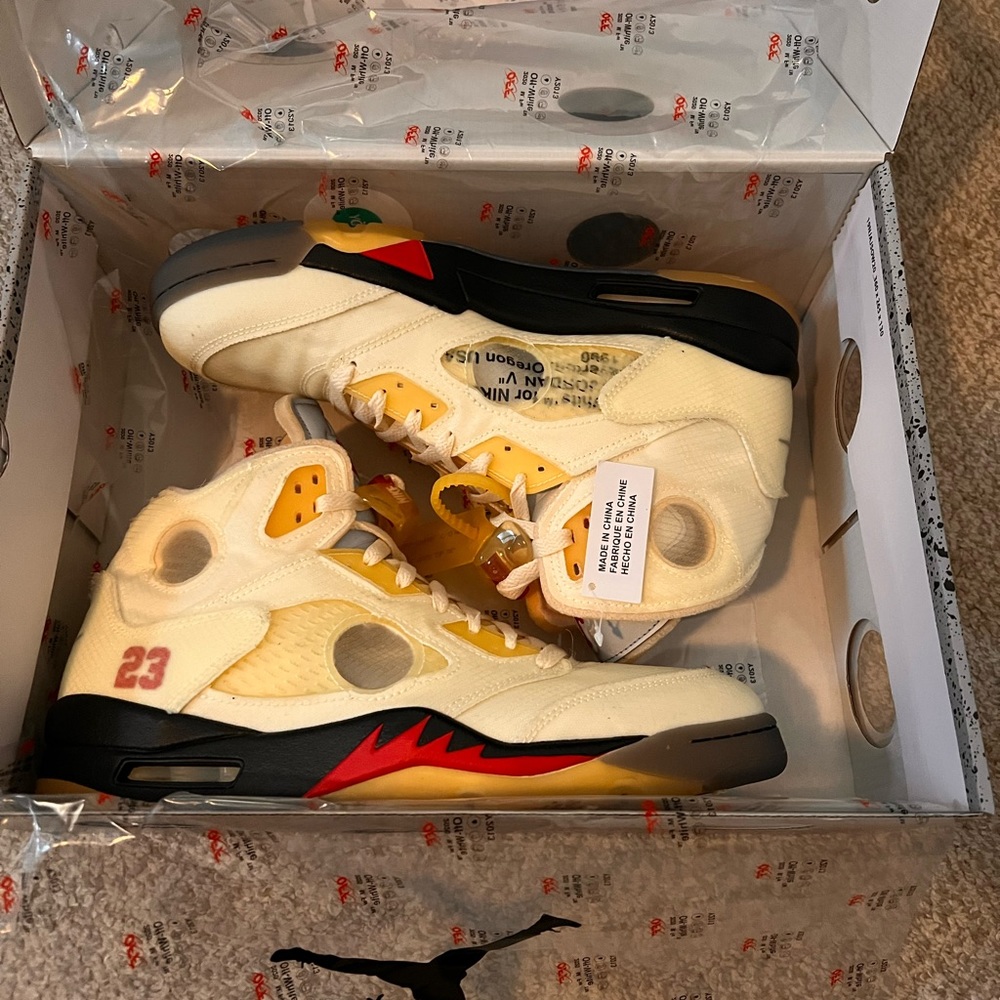 Off White Jordan Retro 5s